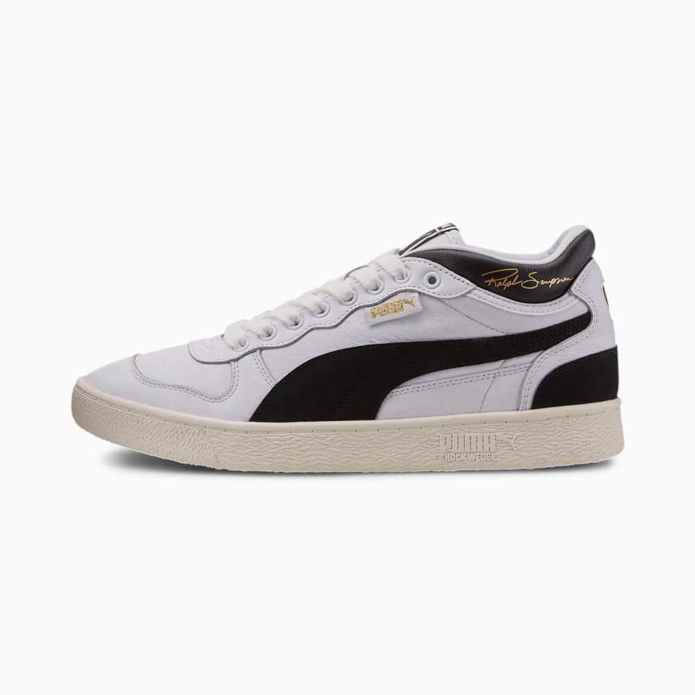 Puma Ralph Sampson Demi OG Férfi Kosárlabda Cipő - Fehér/Fekete ( Hungary - YATBK0896 )